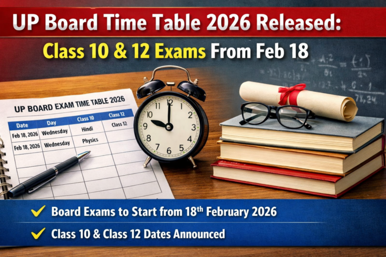 UP board Time Table